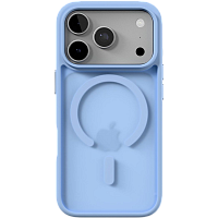 Чехол защитный VLP LITE Bloom Case c MagSafe для iPhone 18 Pro (Голубой)